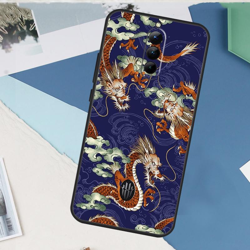 DRAGON TATTOO JAPANESE Case For ZTE Nubia Red Magic 8S 9S 10S 10 9 8 11 Pro Plus 6 7 6S 7S Pro 5G 6R 10 Air Cover