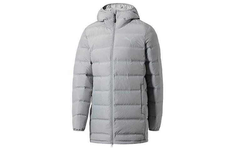 PUMA Down Jackets Men s Silver Gray Hooded Moderate Other 592362-44 L