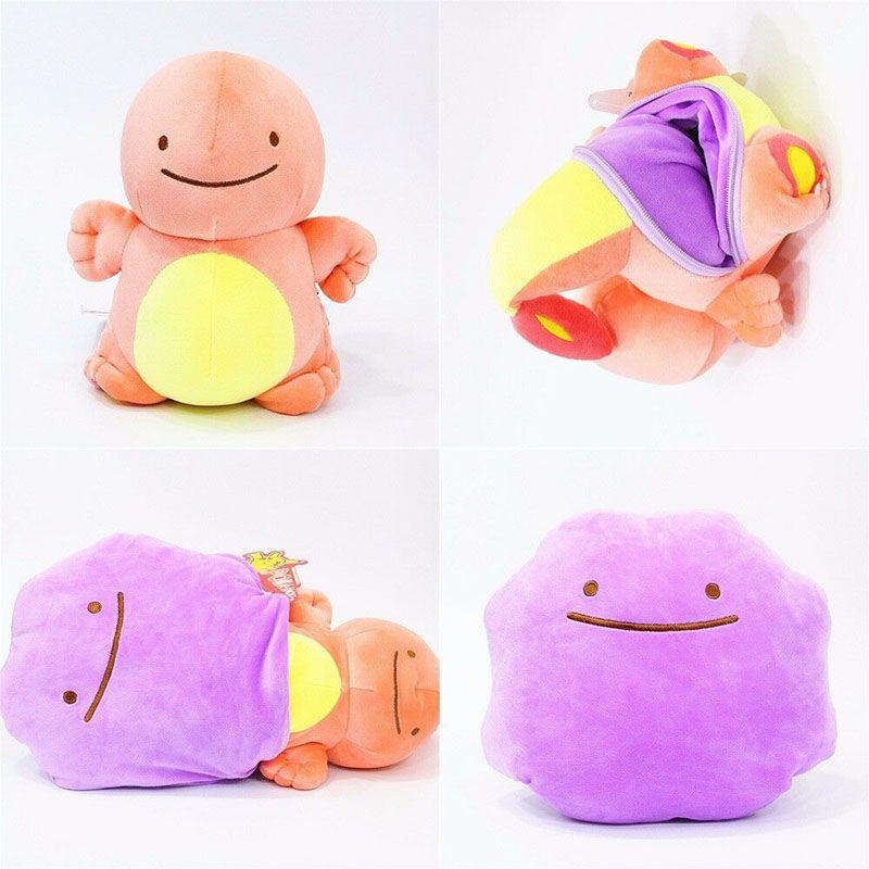 48 Gift Toys Pikachu Bulbasaur Ditto Metamon Cushion Plush Toy Kids