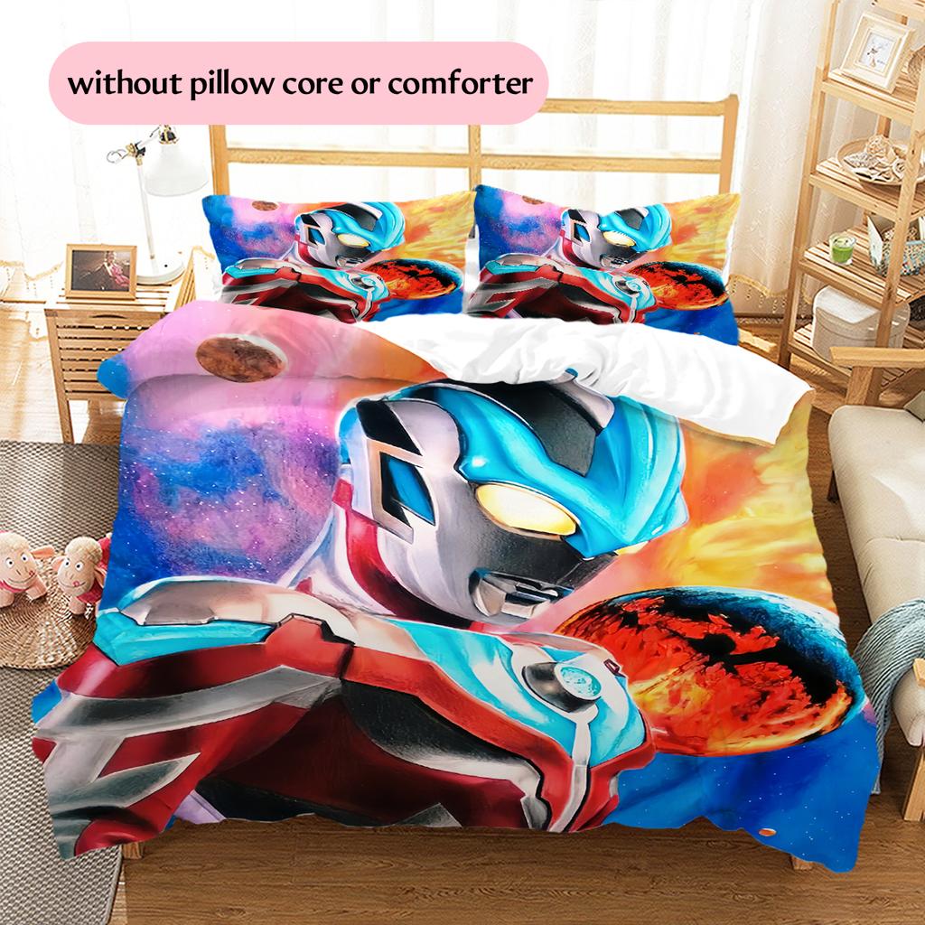 Ultraman Universe Theme Bedding Set, Galactic Style Bedroom Decoration, Creative Home Gift.chl