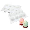 Odorless Silicone Mold Silicone Eggs Mould Cake Mold Easter Egg Mold  Candle Making