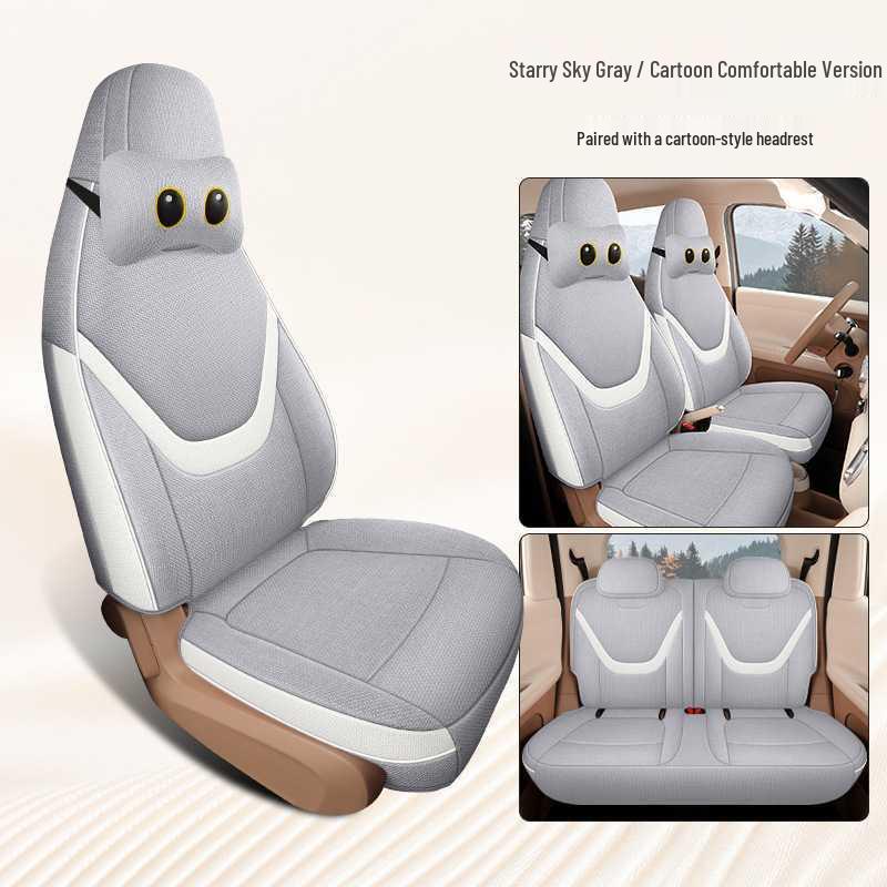 Wuling Hongguang MiniEV Macaron Linen Seat Covers - 5th Gen, 26 Models