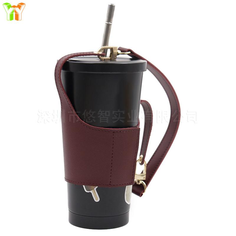 Sometime Cute Plush Cup Sleeve Autumn Winter Velcro Detachable Handheld For Coffee Milk Tea Cups Taiwan Popular Hot Cold Drinks
