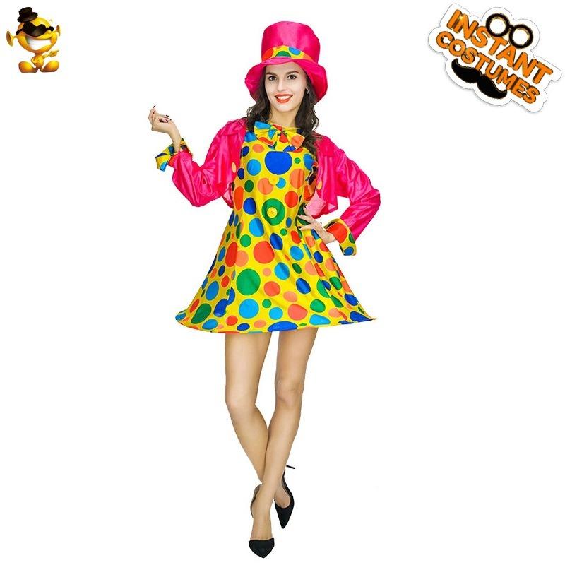 Masquerade party clothes stage clothes halloween cosplay costumes female clown costumes