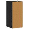 Shoe Cabinet in Black Oak Look 32 x 35 x 70 cm Engineered Wood