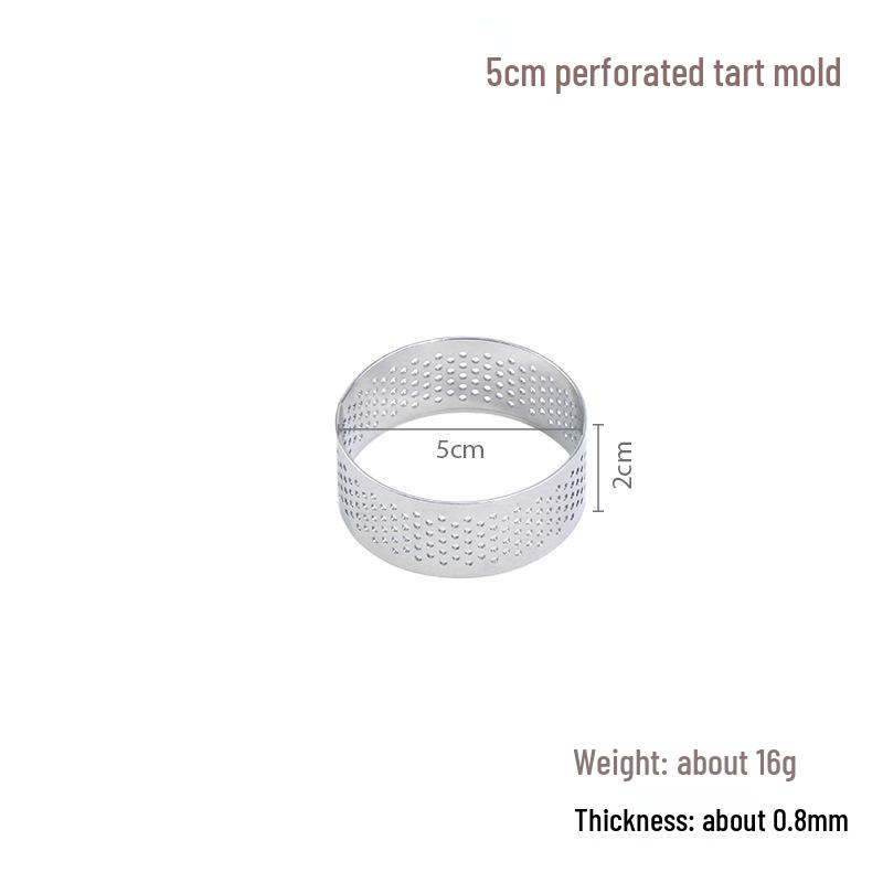 Stainless Steel French Tart Ring Cheese & Mousse Mold