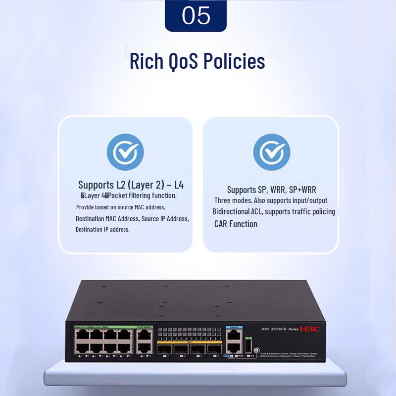 H3C S5130S-10T4X-EI-Q-G 10 Gigabit Managed Ethernet Switch