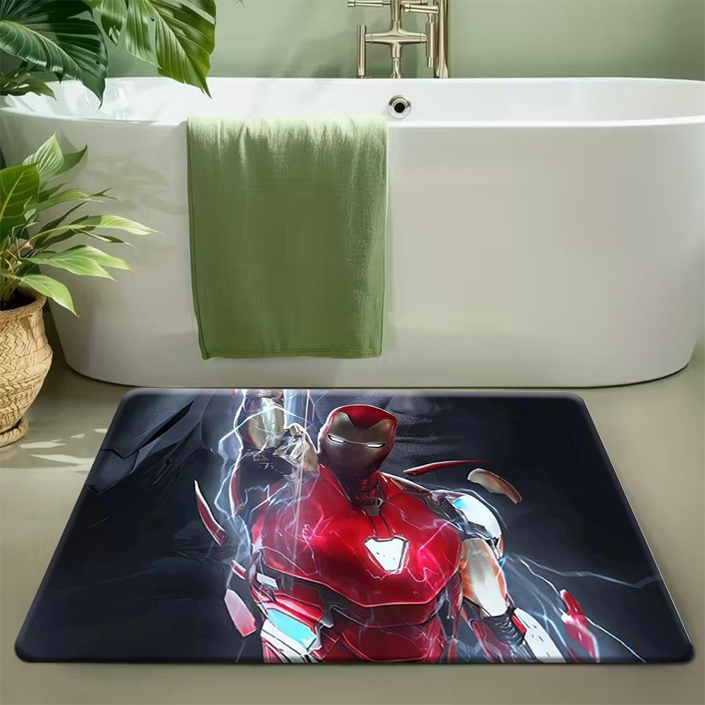 1pc Polyester 2D Flat Printing Star Wars Doormats Star Wars Flannel Floor Carpet, Soft Non-Slip Mat for Living Room Bedroom, C