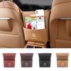AQ1-Car Seat Middle Hanging Storage Bag Crevice Pocket Accessories For Benz W202 W212 W126 W140 W168 W177 CLS GLE GLC GLS CLA