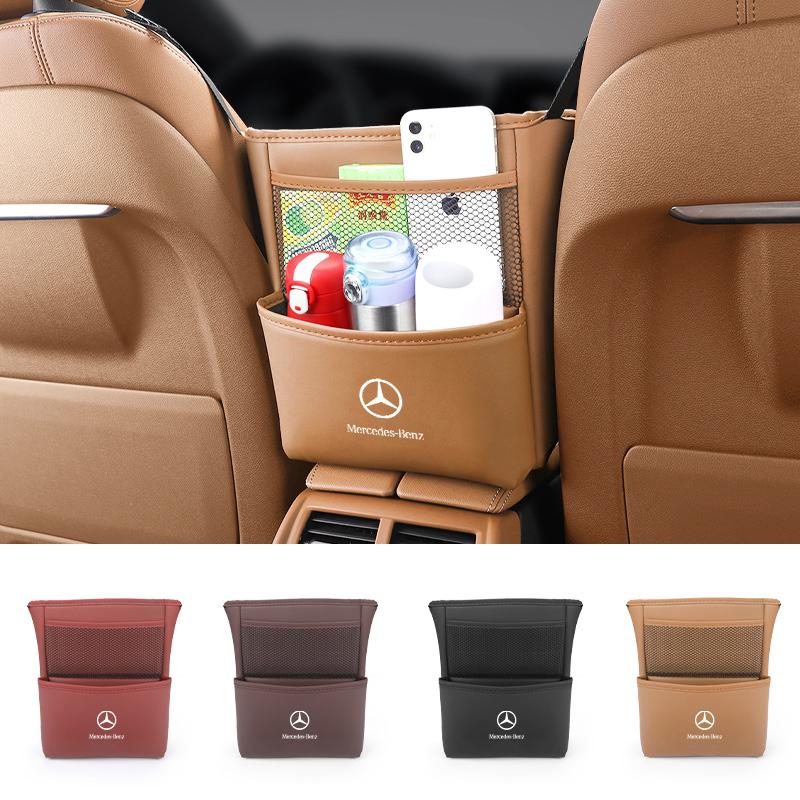 

Car Seat Middle Hanging Storage Bag Crevice Pocket Accessories For Benz W202 W212 W126 W140 W168 W177 CLS GLE GLC GLS CLA