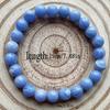 Hot Selling Natural Stone Blue Patterned Agate Bracelet, High-end Luxury, Niche Design, Women's Bracelet