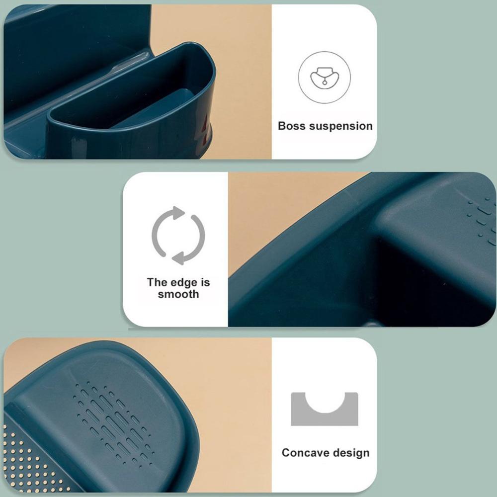 Tool Fruit Vegetable Drainer Kitchen Waste Filter Kitchen Supplies Sink Strainer Storage Rack