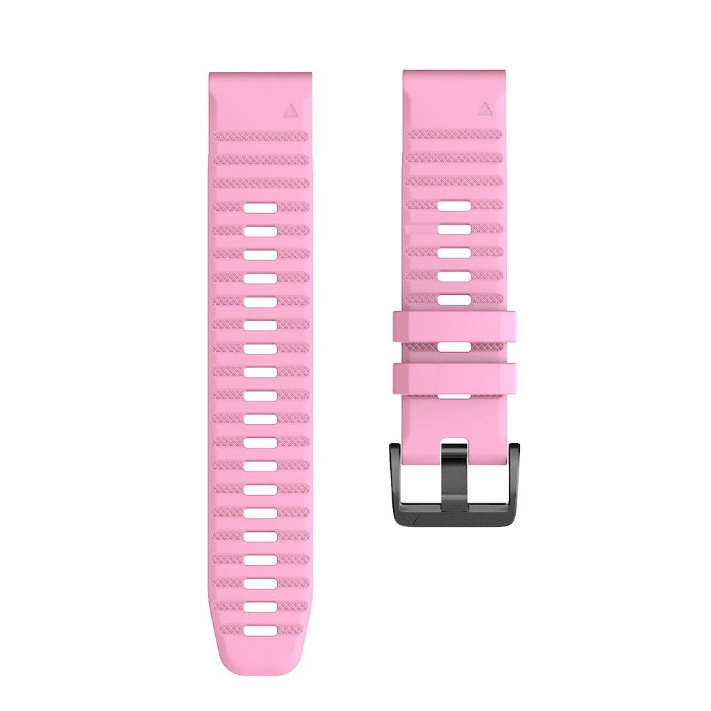 

Quick Release Silicone Watch Band for Garmin Fenix 6, 6x, 5, and Fenix 3 (22mm/26mm)