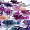 Natural rainbow Fluorite  Dolphin Ornament Healing Carving Crystal  Animal for Home Decoration