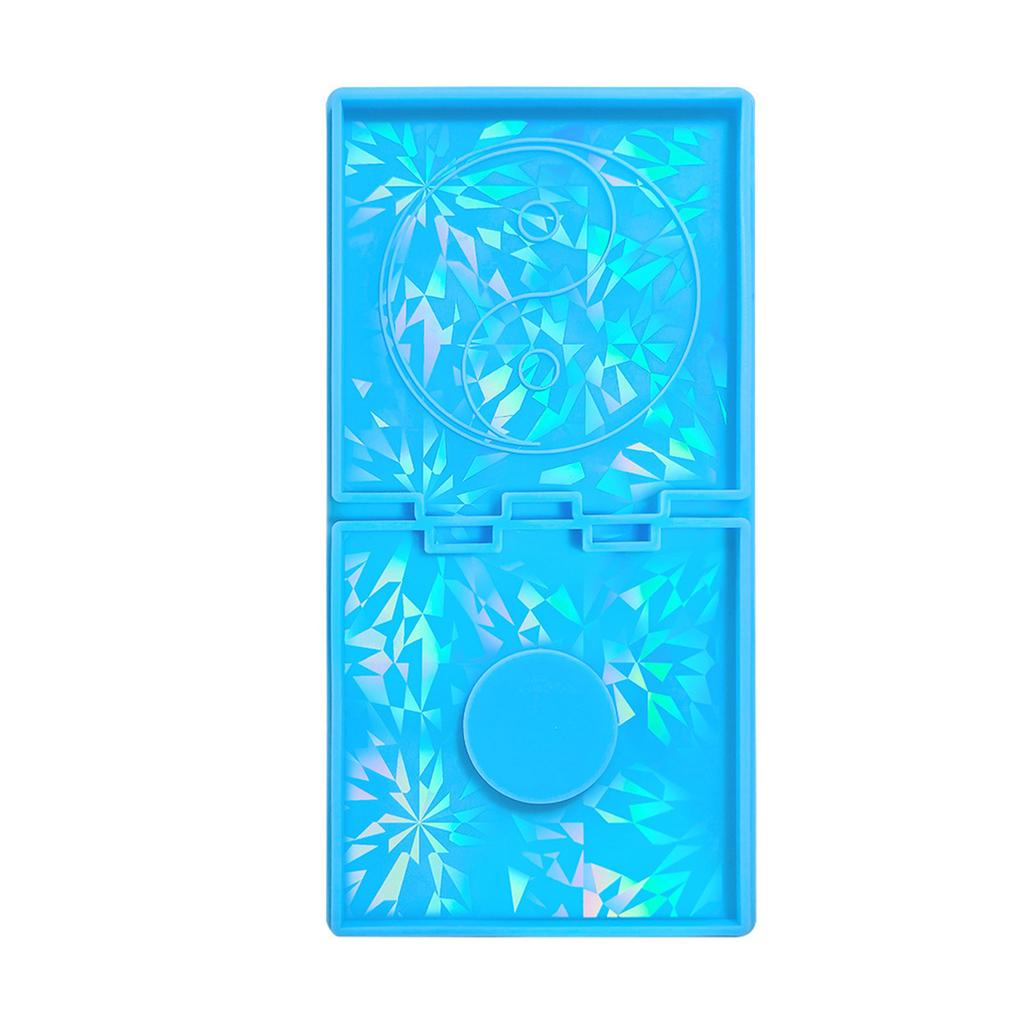 Holographic Resin Candle Holder Silicone Mold Tai Chi Elk Mold Suitable for Epoxy Candle Holder Family Table Decor