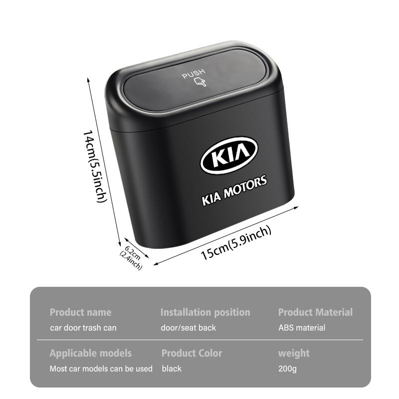 AABIU1 For KIA Car Door Trash Can Hanging Storage Bags Garbage Bin Holder Stinger Optima Cerato Soul Venga Forte Spectra Sedona