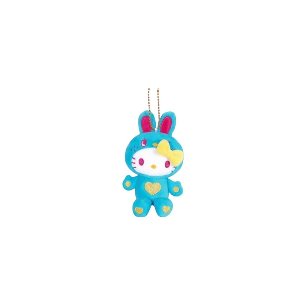 

Nakajima Corporation Hello Kitty Colorful Bunny Plush Toy Blue 12.5cm x 8.5cm x 4.5cm