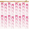 Bowknot Birthday Decortions Pink Bow Party Decor Pink Bow Banner Garland Decor for Girls Baby Shower Bridal Bowknot Theme Party Supplies