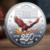 Hochwertige Souvenir-Münze zur 250-Jahr-Feier der Amerikanischen Unabhängigkeit für Geschichtsliebhaber