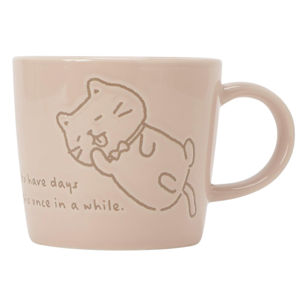 Süße Katze Fukufuku Happins Tasse, Mikrowellengeeignet, Geschenk, Keramik, 300ml, Charakter, Nyanko, (Shirotama-chan)