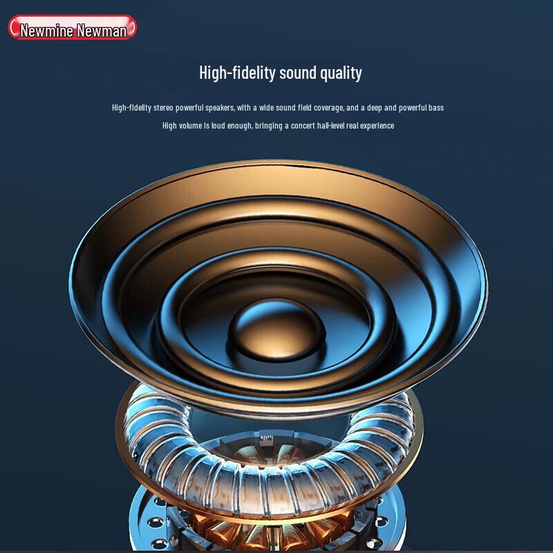 Newmine BT86 Portable Wireless Bluetooth Speaker CN plug (adapter included)