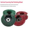 4-Inch Vertical Scouring Pad Wheel for Angle Grinders - Sanding, Polishing & Metal Finishing