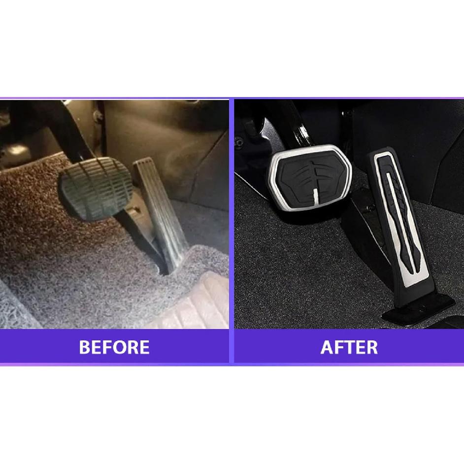 

Накладки на педали автомобиля из нержавеющей стали, концепция металлических накладок на педали автомобиля, для BMW X1 X2 F48 серии 2016-2022