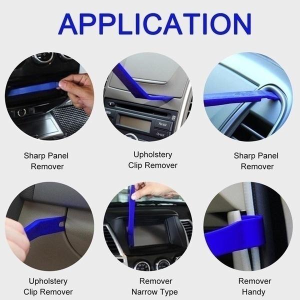 7 szt. Narzędzie do demontażu podważ Auto Car Audio Dash Tirm Instalator panelu Usunięcie deski rozdzielczej Naprawa otworu
