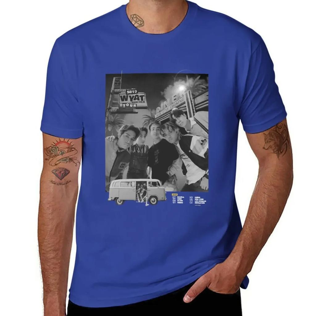 SB19 WYAT World Tour T-Shirt anime clothes cute tops heavyweight t shirts for men