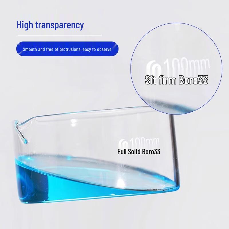 Lab Borosilicate Glass Crystallizing Dish