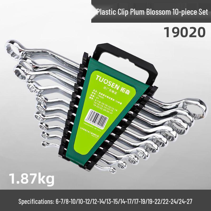 Set chei combinate cu capăt deschis și capăt inelar cu cap dublu - Set scule de reparații cu finisaj oglindă