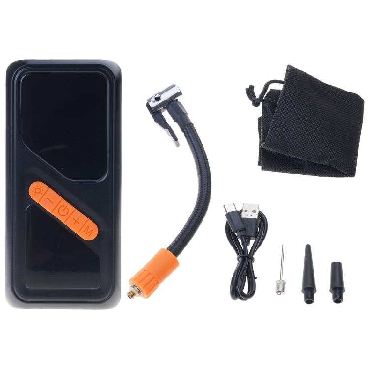 Rechargeable Air Pumps with Digital Display & Build  In Emergency Light Electric Tire Inflator for Car Tires & Sports Gear