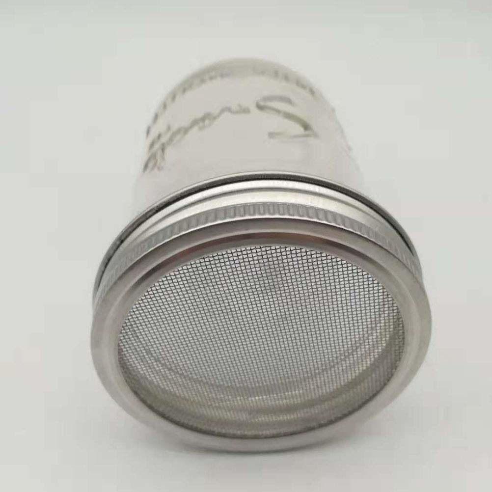 9Pcs 86Mm Stainless Steel Sprouting Lids for Wide Mouth Mason Jars Broccoli Lentil Bean Alfalfa Sprouts At Home
