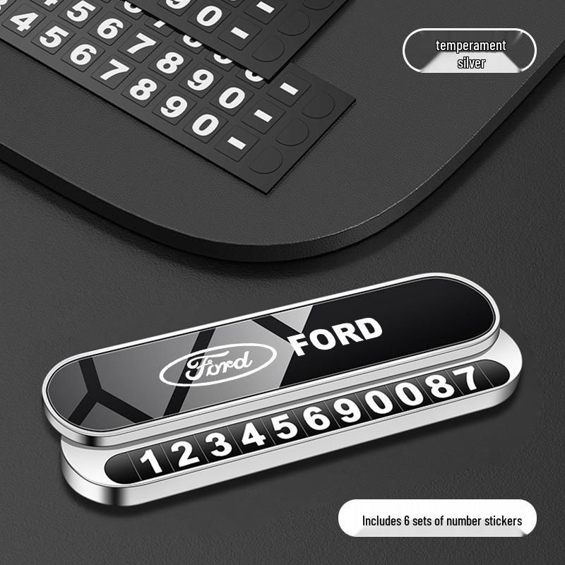 Ford Tijdelijke Parkeertelefoonnummer Plaat Houder voor Mondeo, Edge, Escape, Explorer