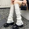 Y2K Harajuku Japanese Lolita Style Leg Warmers for Women Ankle Warmer Gothic Long Socks Knitted Cosplay Heap Heap Socks