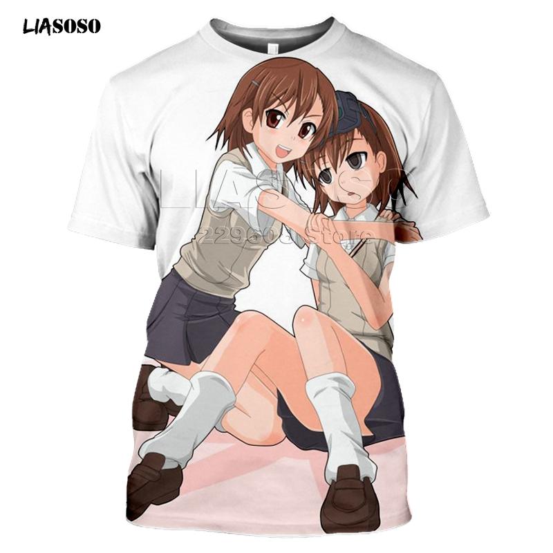 Summer Style T-Shirt Men Women T-shirt 3D Print Anime Game A Certain Scientific Railgun T Harajuku T Shirt Clothing