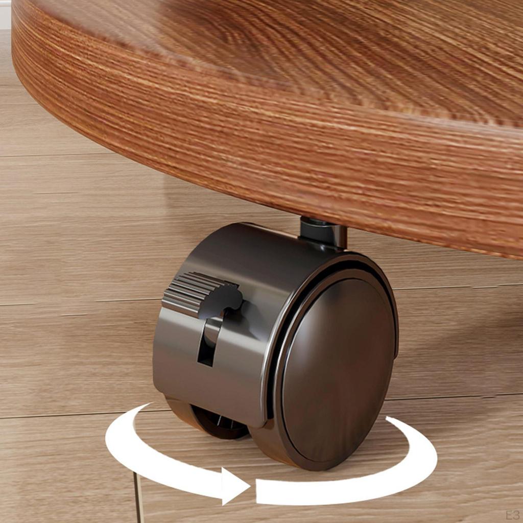 Plant Carriage Roller Support with ° Lockable Rollers for Patio Garden