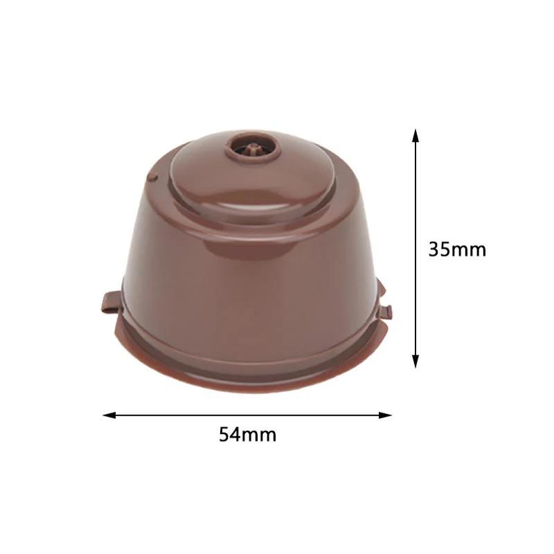 3Pcs/Set Coffee Filter Cup Coffee Capsule Cups Refillable Reusable Compatible with Plastic Piccolo