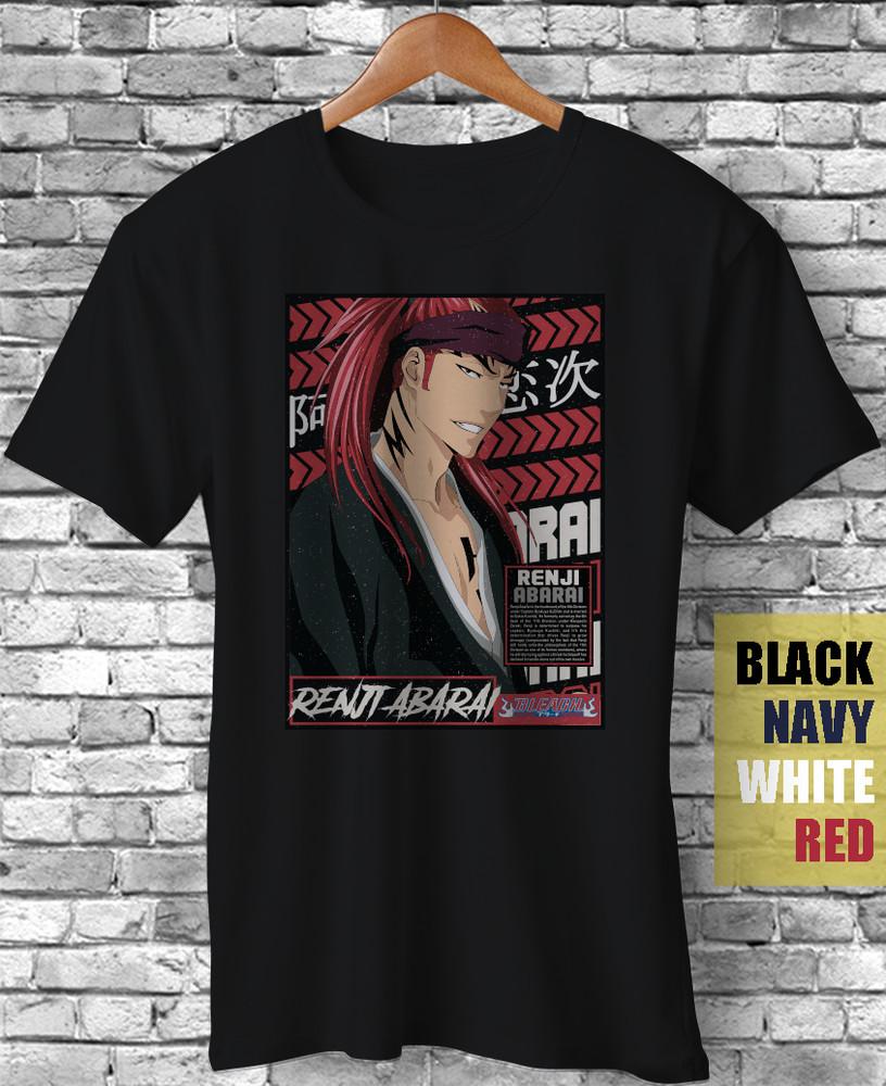 Renji Abarai Bleach Anime Manga Bankai Ichigo Kenpachi Zaraki Funny Gift T-Shirt Unisex T-Shirt XXXXL