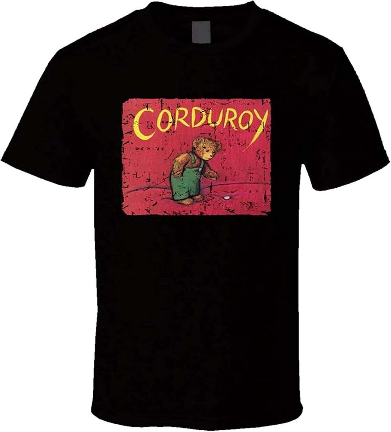 JFtees Corduroy Bear Grunge Men T Shirt XXL чёрный