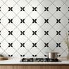2 Pcs Peel And Stick Wall Tile Self-Adhesive Wall Tiles Waterproof PVC Decorative Tile Stickers for Kitchen Backsplash Bathroom