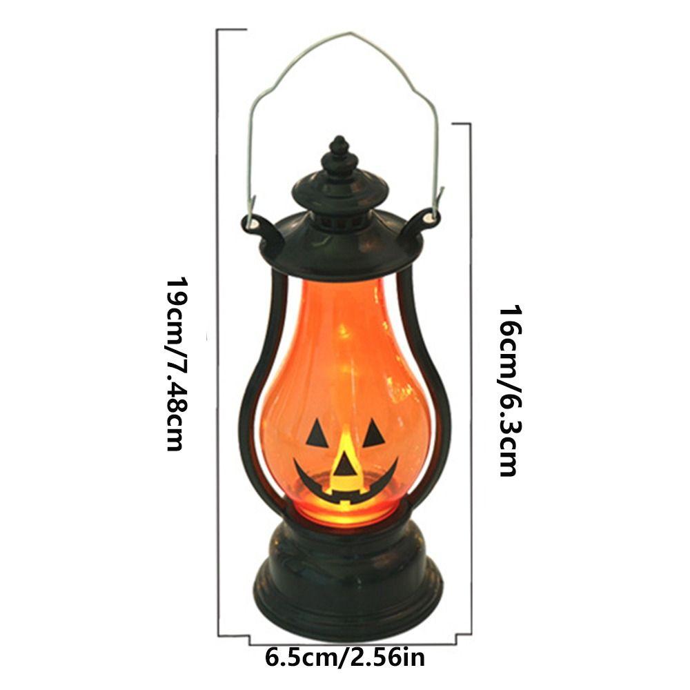 Light Hanging Ghost Lantern Expression Small Oil Lamp Creative LED Pumpkin Lantern  Children Gift