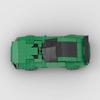 Technical Sports Car Building Blocks Green Bens Famous Vehicle Assemble Bricks Technique Kids Toys MOC SLK STEM DIY Model Kit 3D Interlocking