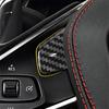 Real Hard Carbon Fiber Steering Wheel Button Stick Cover For Corvette C8 -24