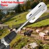 Stainless Steel Hog Scraper Drill Attachment Fast Pig Cattle Hair Remover for Home Slaughter Livestock Processing Use