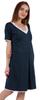 Inkmeso Solid Nightgown Dress For Women Nightwear Lace Short Sleeve Loungewear