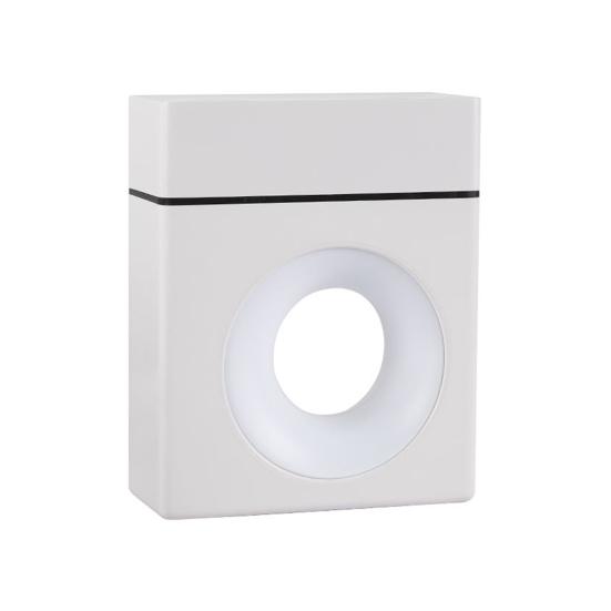 

500 мл Портативний 2-ступінчастий безшумний очищувач зволожувача повітря з нічником білий