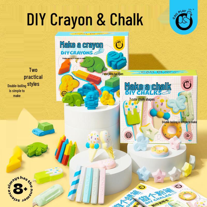 

Ke Da Duck Children s DIY Crayon Chalk & Colored Pencil Art Set