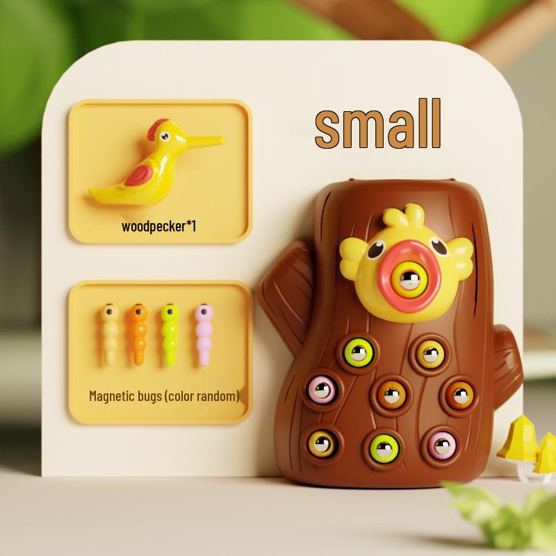 Woodpecker Magnetic Fishing Game: Educational Toy for Kids' Hand-Eye Coordination