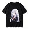 Origami Tobiichi School Uniform Bust Anime Cutout Graphic Crew Neck Short Sleeve Women And Men T Shirt